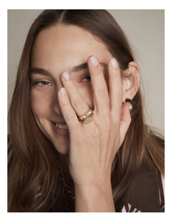 Fortuna Ring Duo in Gold image 2