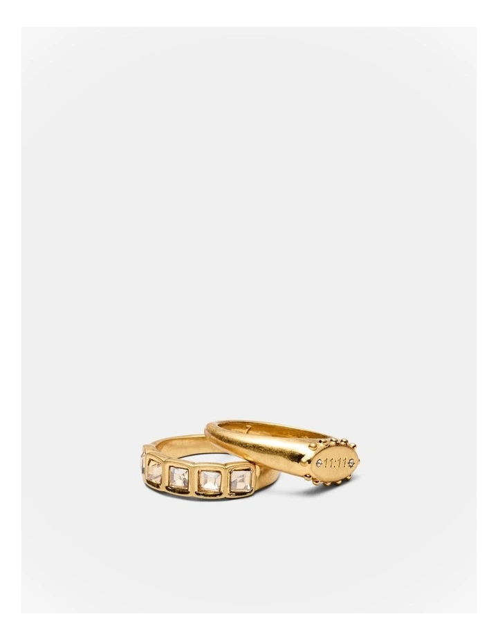 Fortuna Ring Duo in Gold image 3