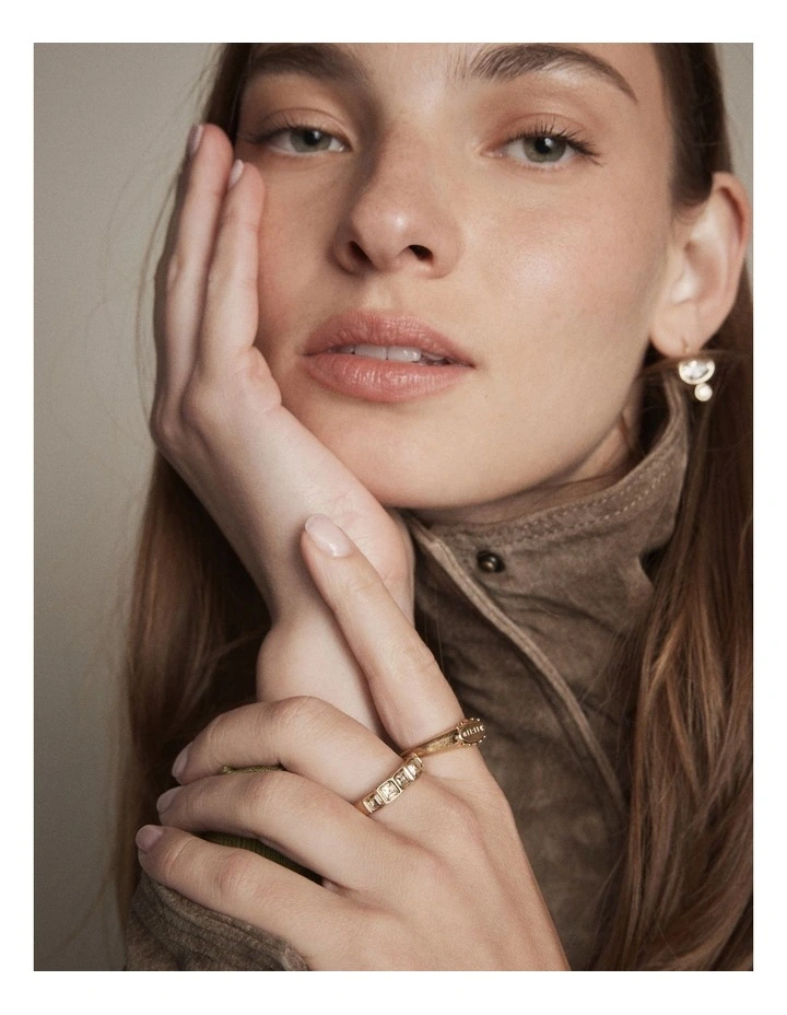 Fortuna Ring Duo in Gold image 4