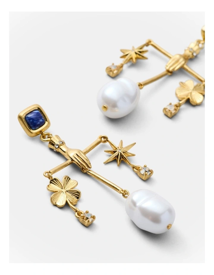 Alchemist Earrings in Gold image 3