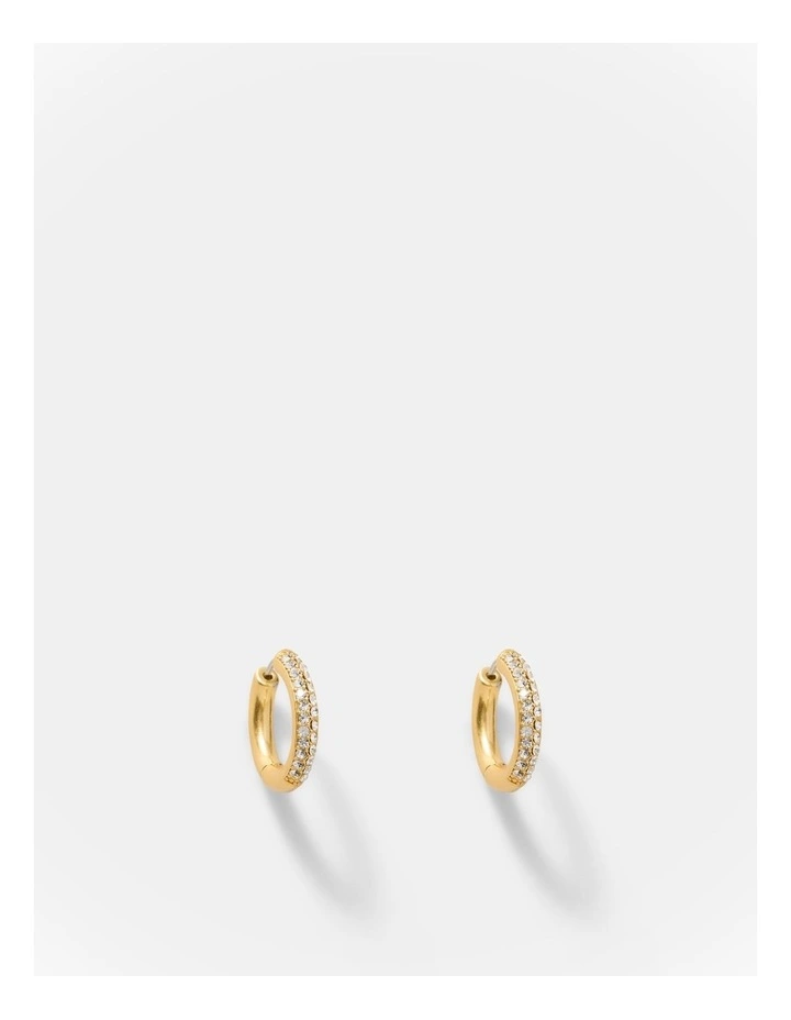 Talisman Charm Hoop Earrings in Ultra Marine image 6