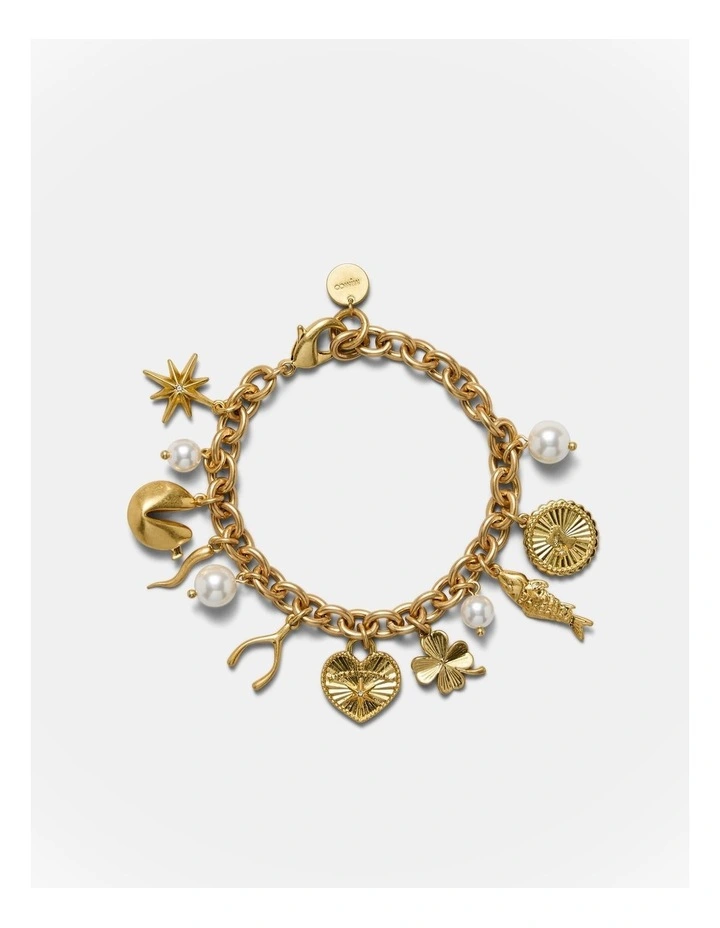 Fortuna Charm Bracelet in Gold image 1