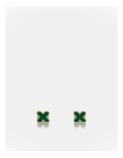 Dreamer Stud Earrings in Thyme
