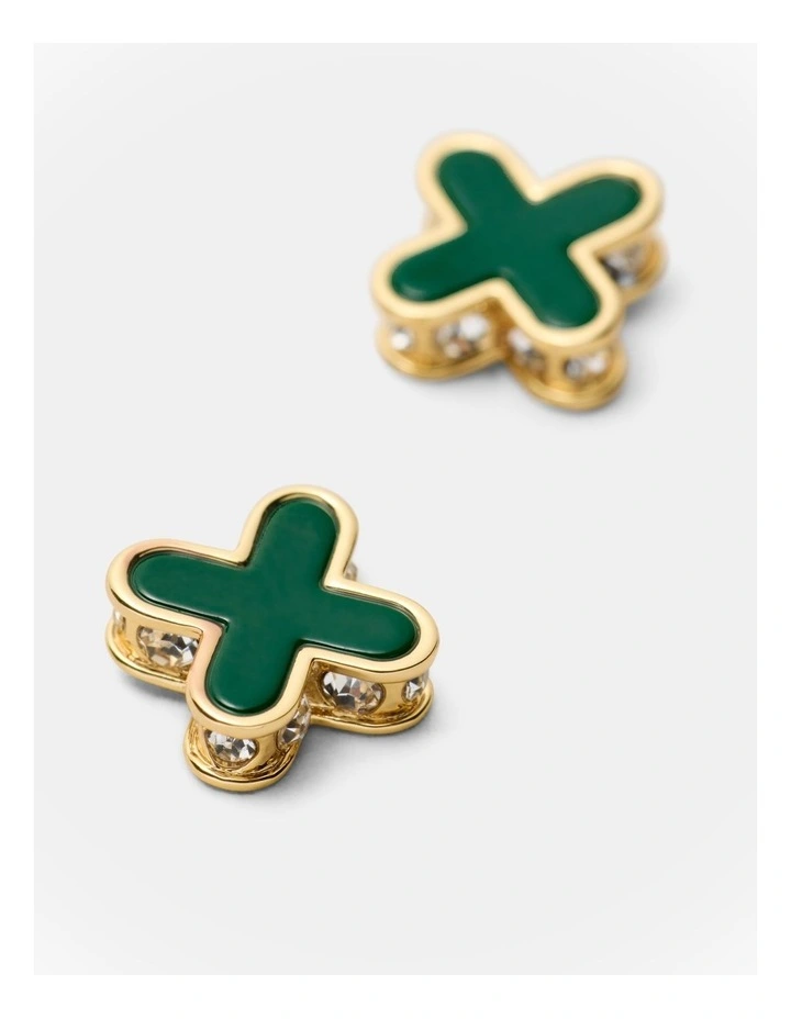 Dreamer Stud Earrings in Thyme image 3