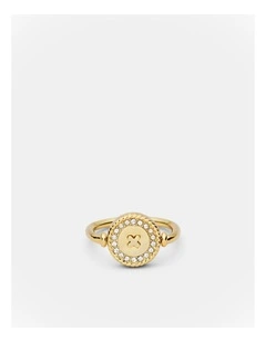 Amulet Flip Ring in Gold