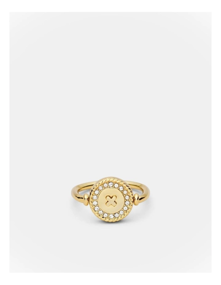 Amulet Flip Ring in Gold image 1