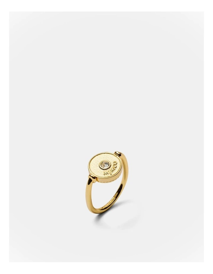 Amulet Flip Ring in Gold image 3