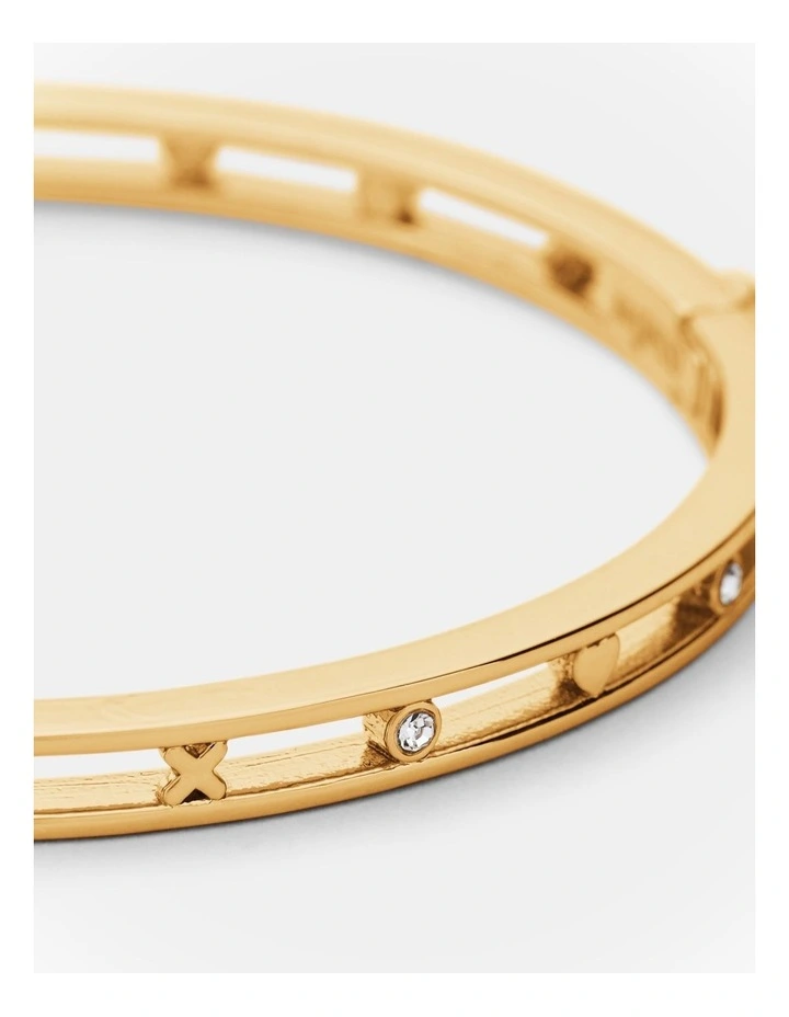 Amulet Bangle in Gold image 3