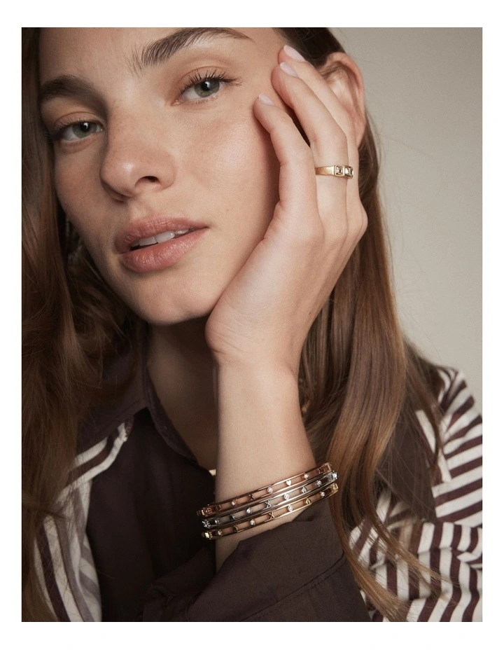Amulet Bangle in Rose Gold image 2