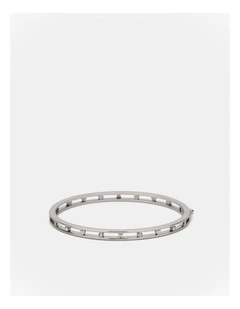 Amulet Bangle in Silver