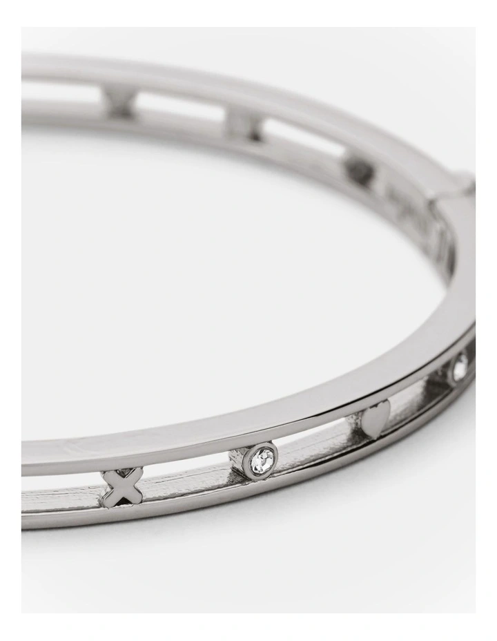 Amulet Bangle in Silver image 3