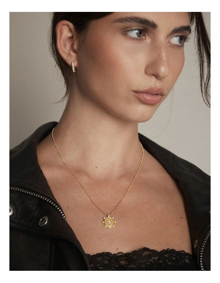 Amulet Duo Necklace in Gold image 6