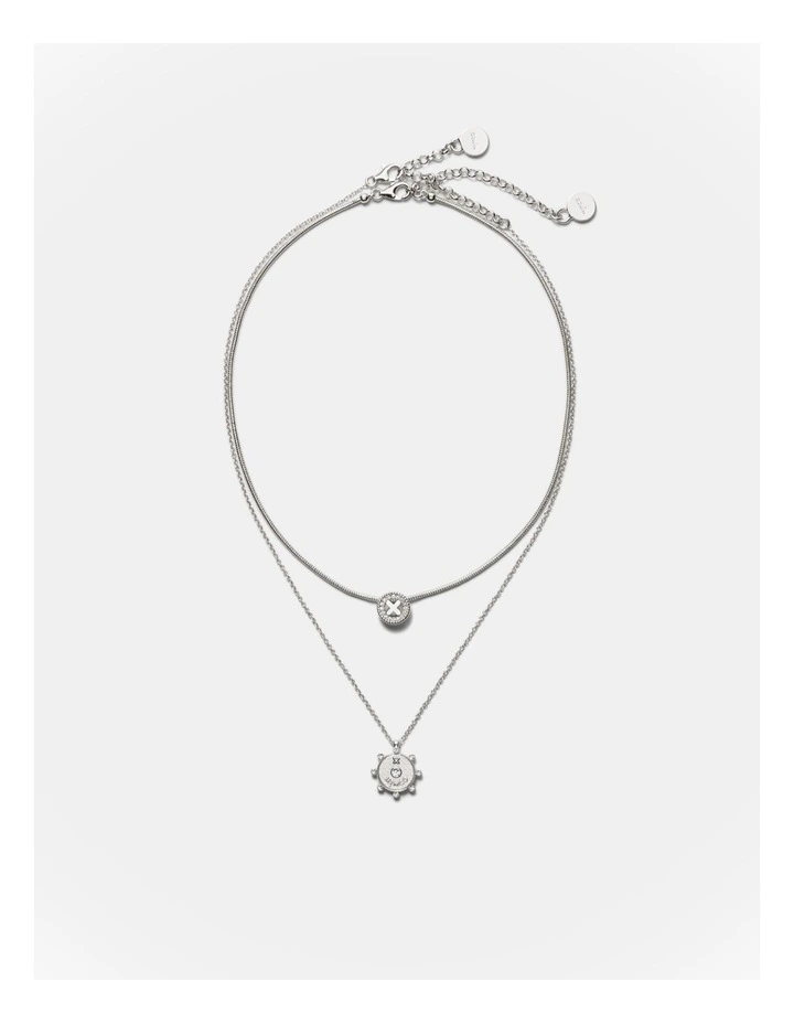 Amulet Duo Necklace in Silver image 4