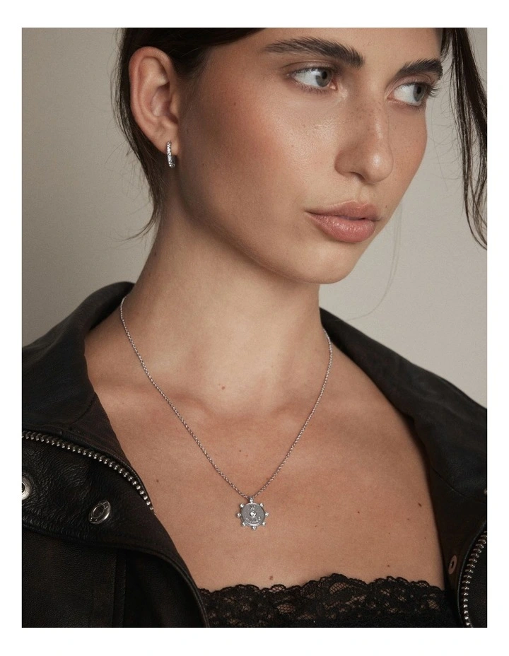 Amulet Duo Necklace in Silver image 6