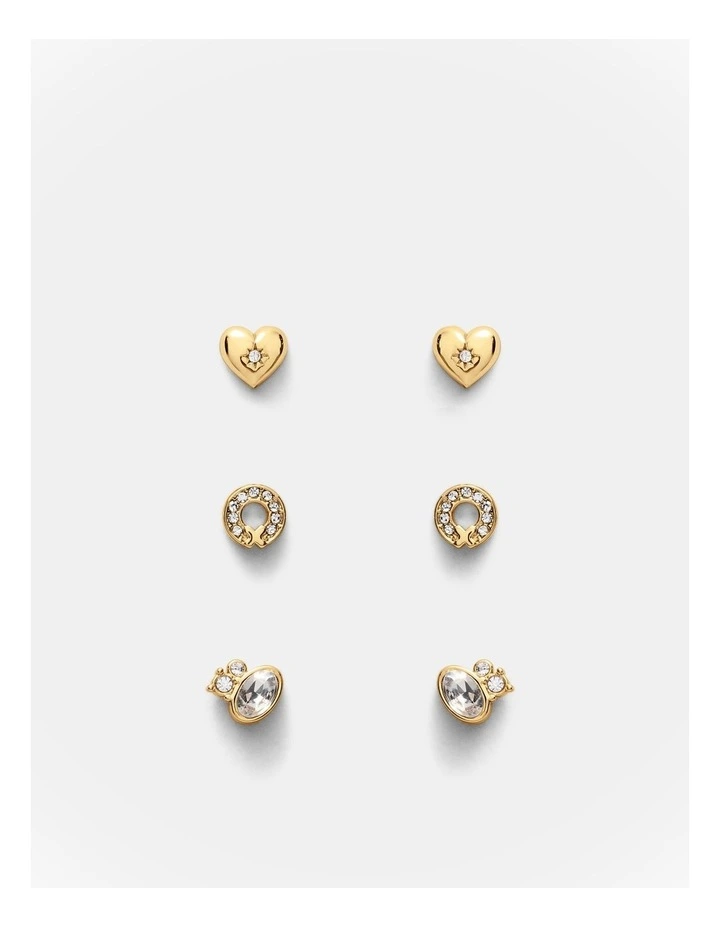 Mim Classics Earrings Pack in Gold image 1