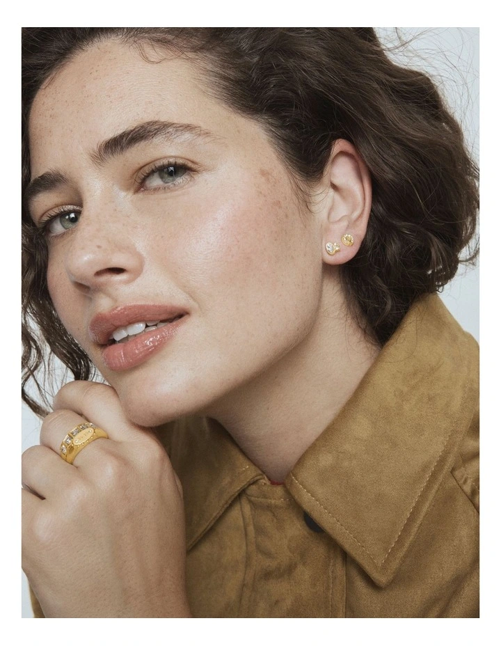 Mim Classics Earrings Pack in Gold image 2