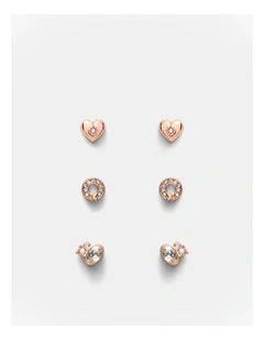 Mim Classics Earrings Pack in Rose Gold