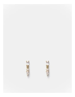 Shadow Drop Earrings in Gold