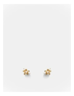 Asteria Stud Earrings in Gold