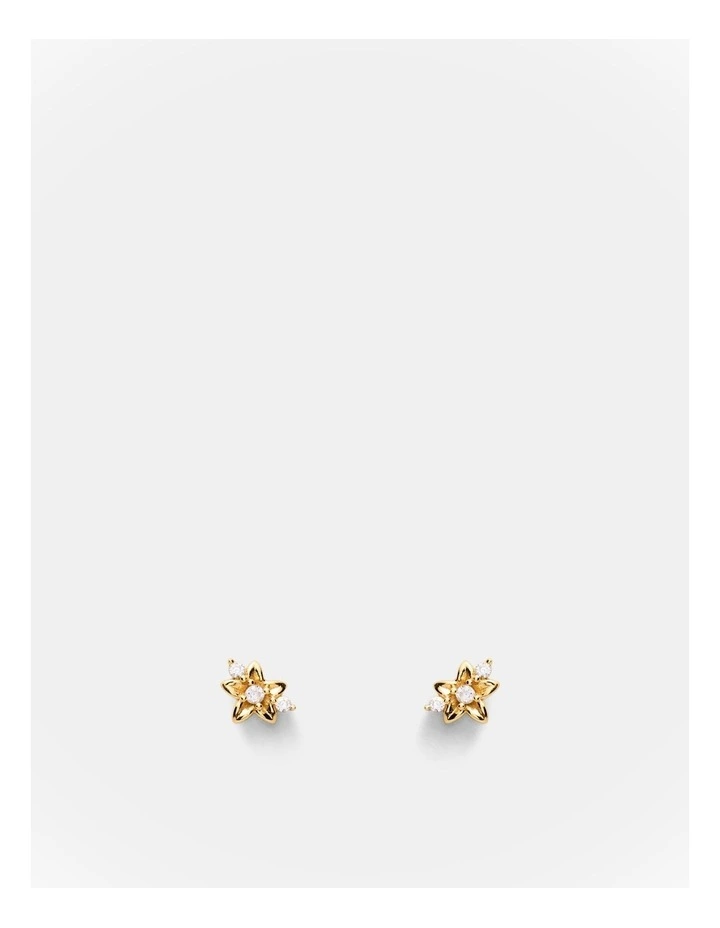 Asteria Stud Earrings in Gold image 1