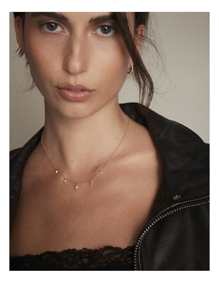 Asteria Necklace in Gold image 2