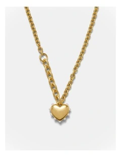 Adore Heart Necklace in Gold