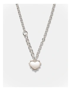 Adore Heart Necklace in Silver