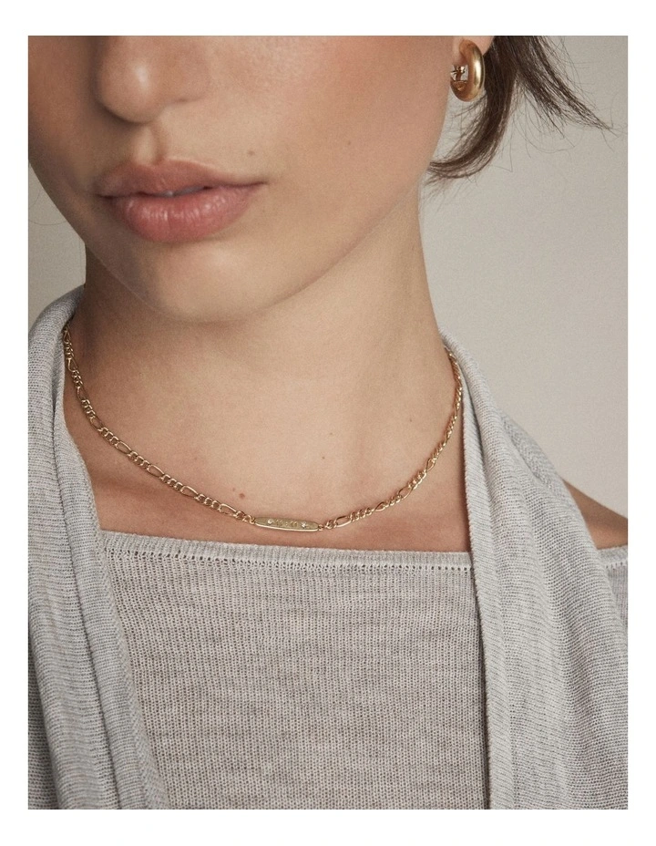 Lucky Coin Duo Necklace in Gold image 6