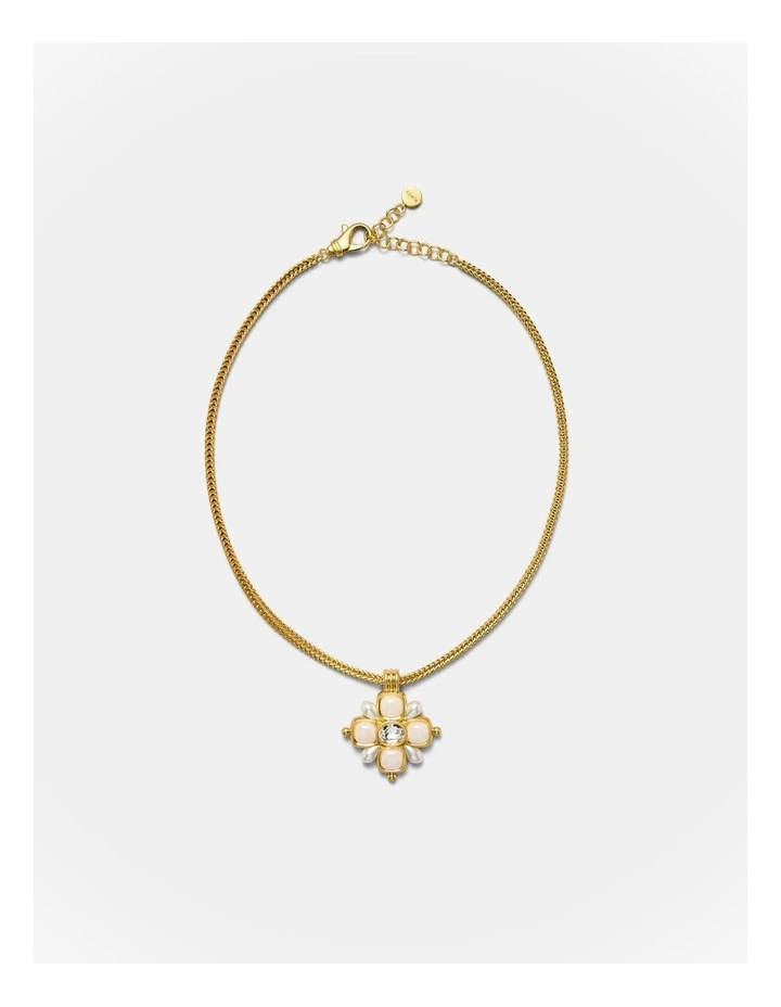 Liora Necklace in Pearl image 4