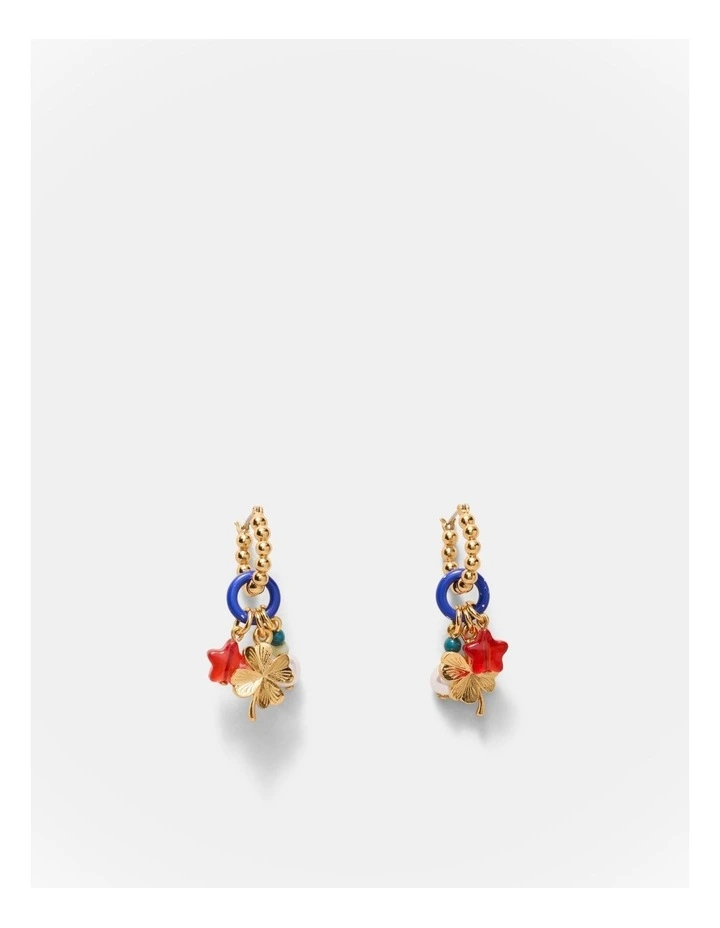 Charmelle Hoop Earrings in Ultra Marine image 1
