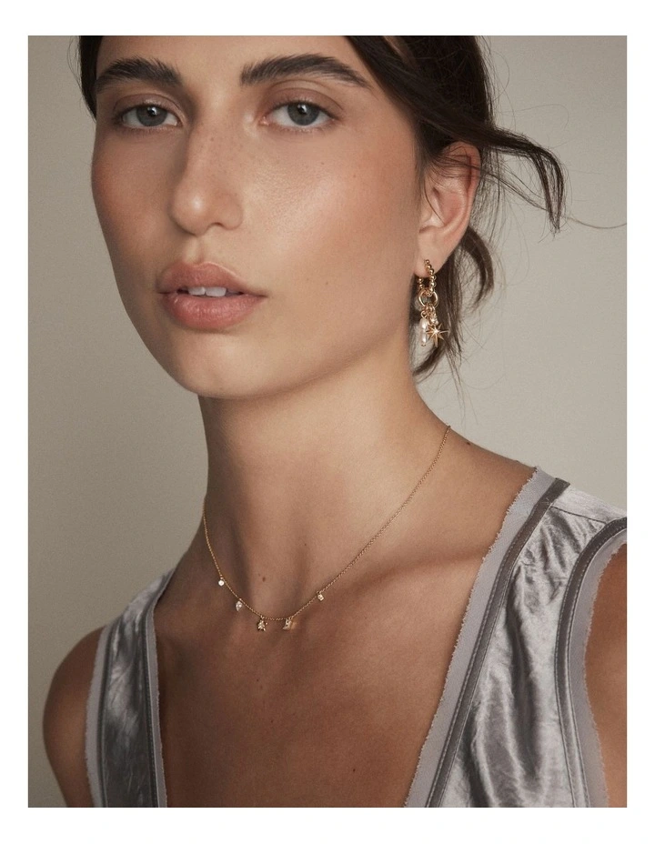 Charmelle Hoop Earrings in Gold image 2