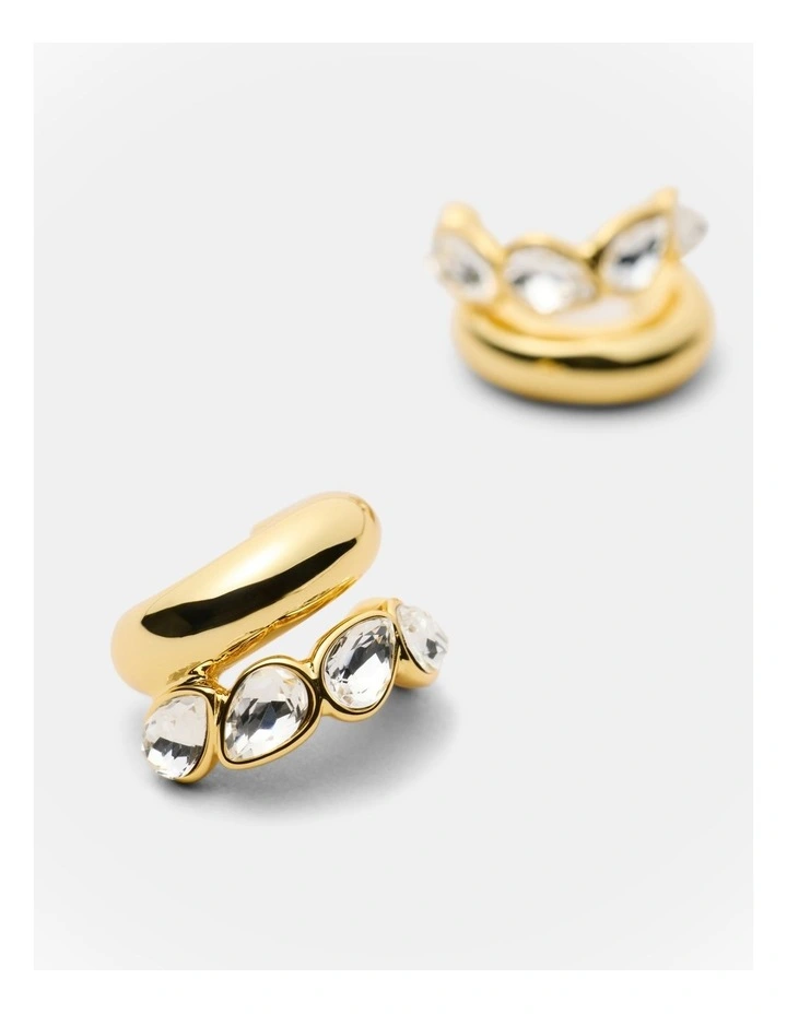 Aurelune Hoop Earrings in Gold image 3