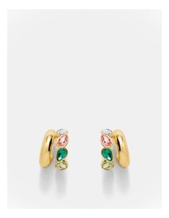 Aurelune Hoop Earrings in Multicolour