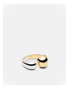 Duetto Ring in Gold Silver