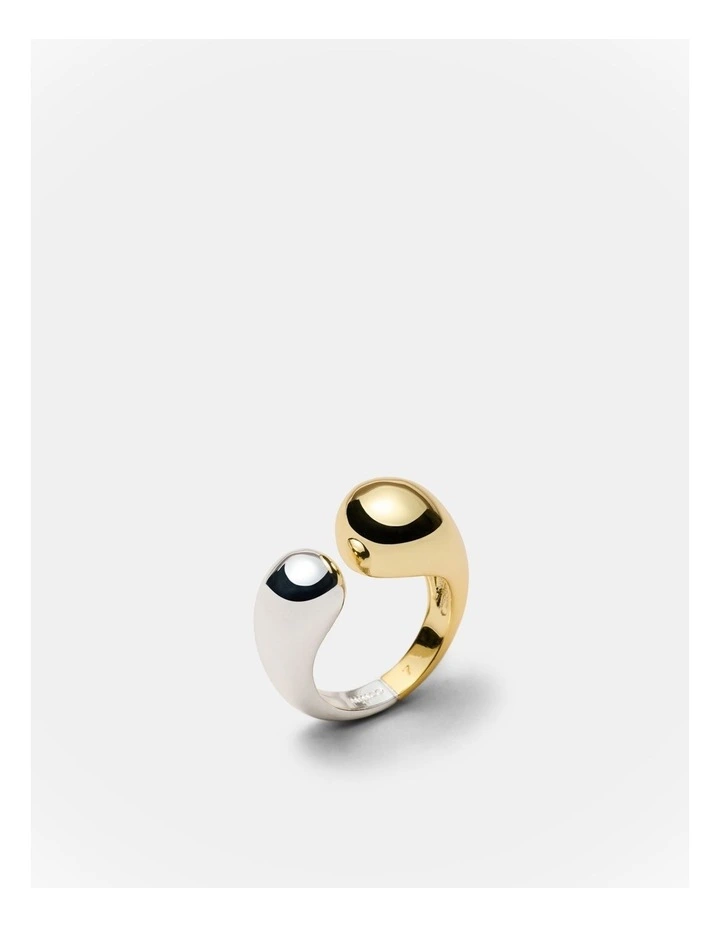 Duetto Ring in Gold Silver image 3
