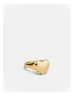 Adore Heart Ring in Gold