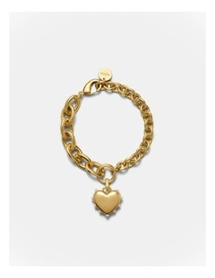 Adore Heart Bracelet in Gold