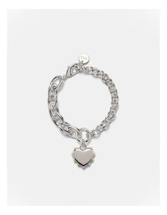 Adore Heart Bracelet in Silver
