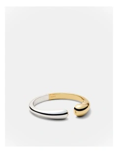 Duetto Cuff Bracelet in Gold Silver