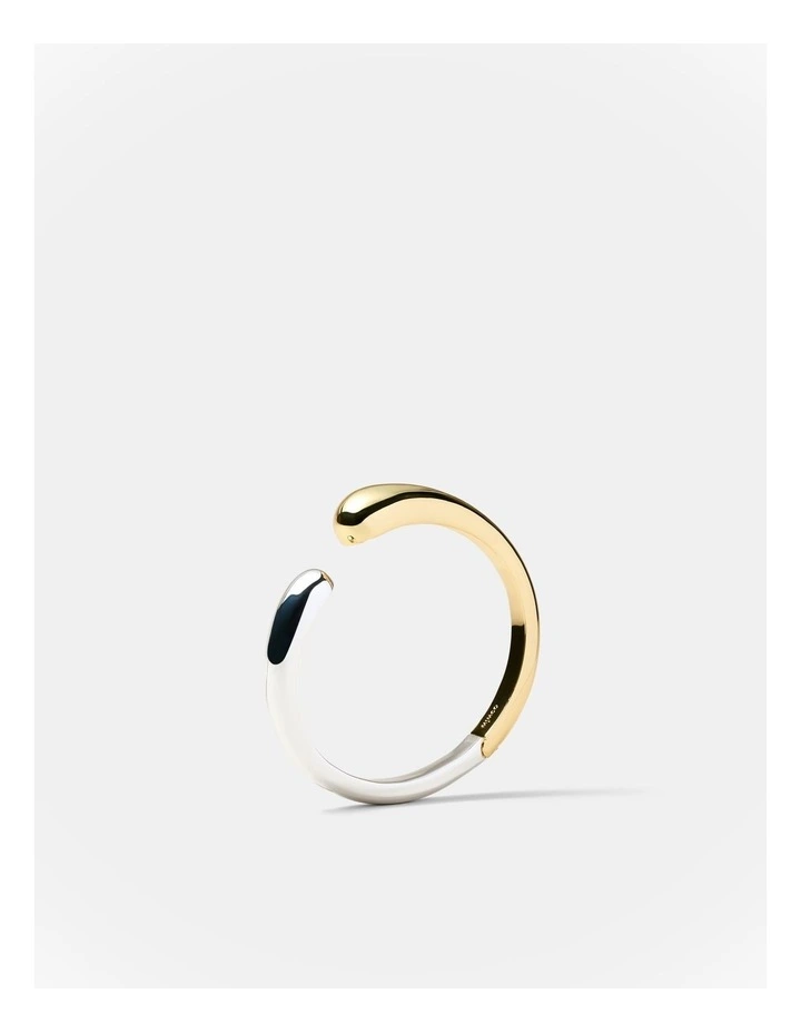 Duetto Cuff Bracelet in Gold Silver image 3