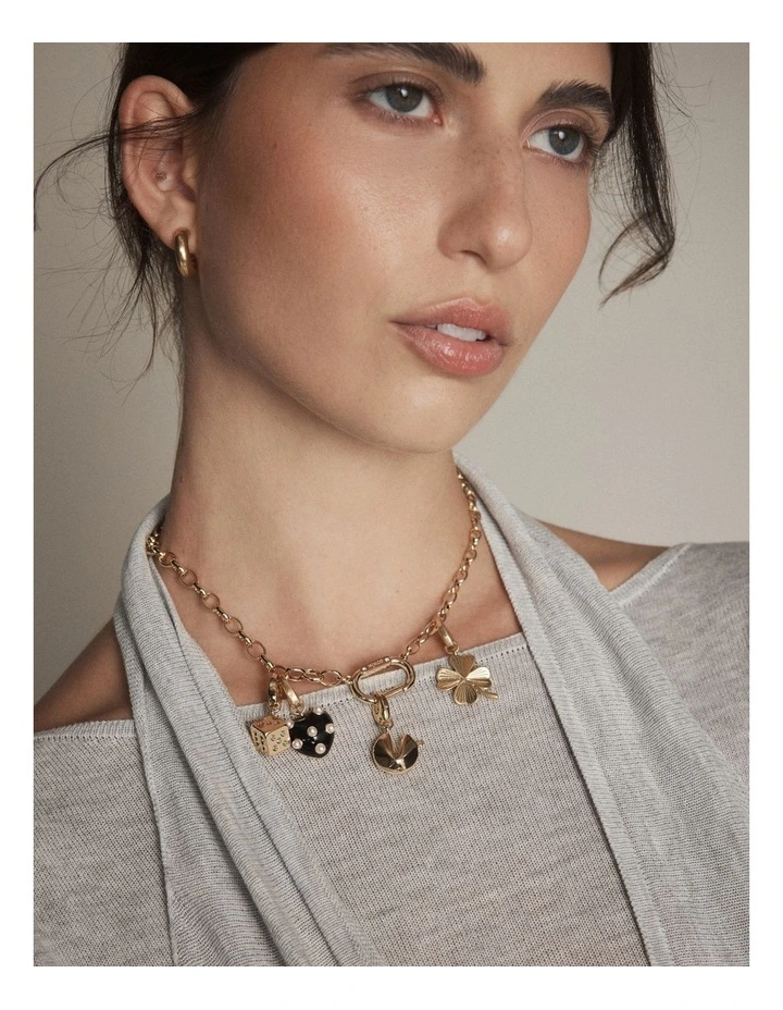 Marla Necklace in Gold image 5
