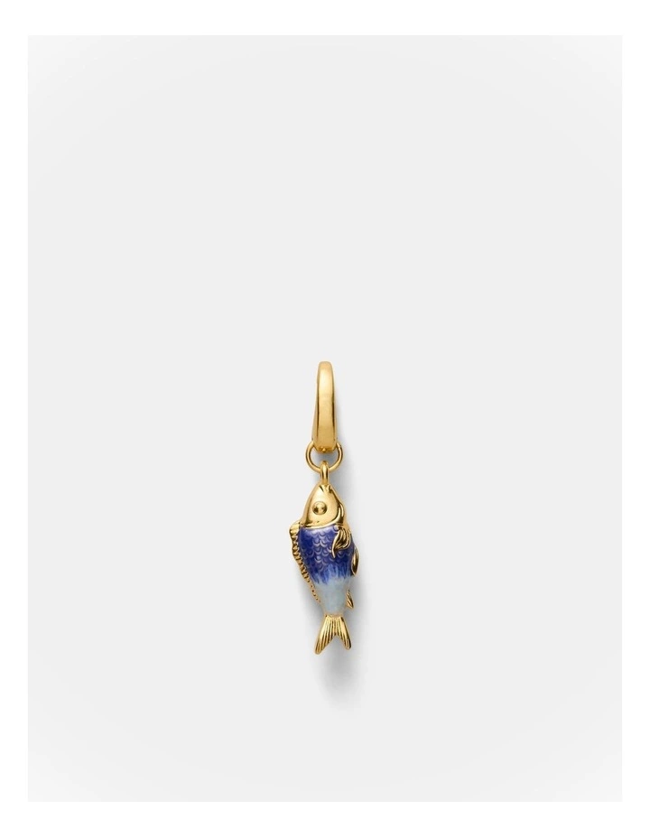 Pesce Charm in Cobalt image 1