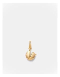 Fortune Cookie Charm in Gold