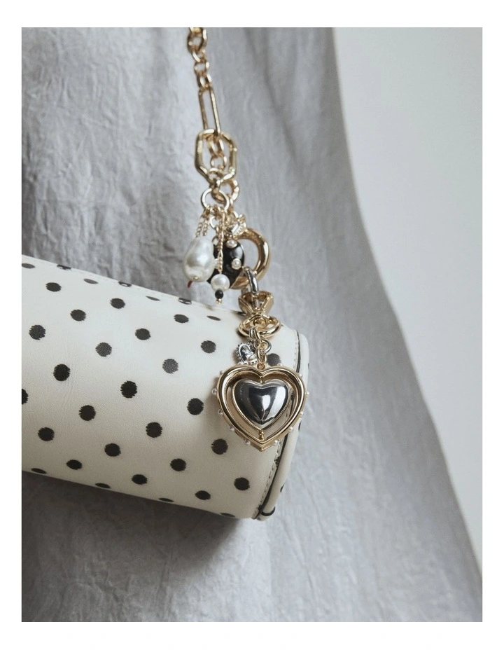 Adore Keyring in Gold Silver image 3