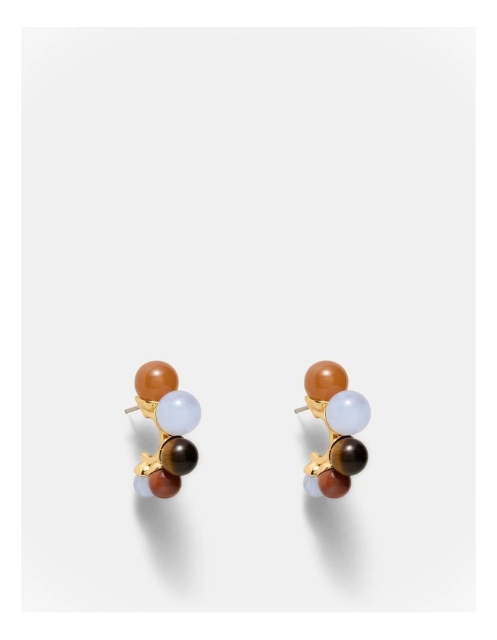 Harbour Side Hoop Earrings in Cornflower Blue image 1