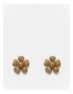 Daisy Dream Stud Earrings in Gold