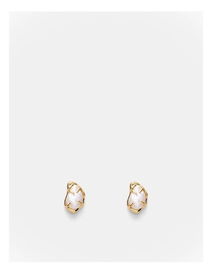 Sunray Earrings Jacket in Gold image 5