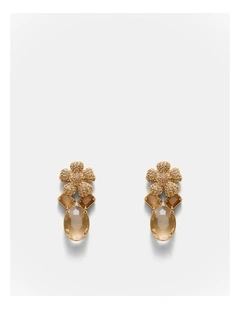 Ornithea Drop Earrings in Gold