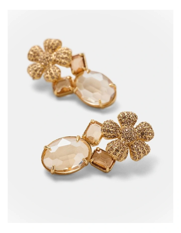 Ornithea Drop Earrings in Gold image 3