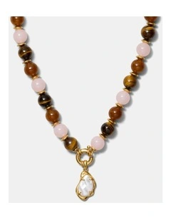 Harbour Side Necklace in Pink Salt